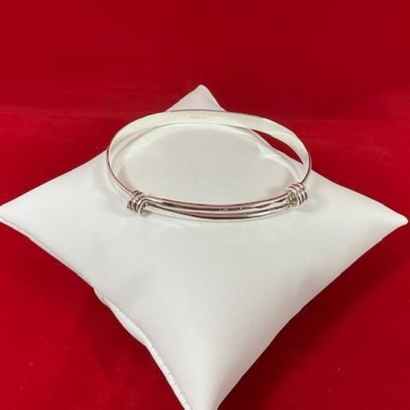 Ed Levin Sterling Silver Signature Slide Bracelet 21/2" - Picture 5 of 8